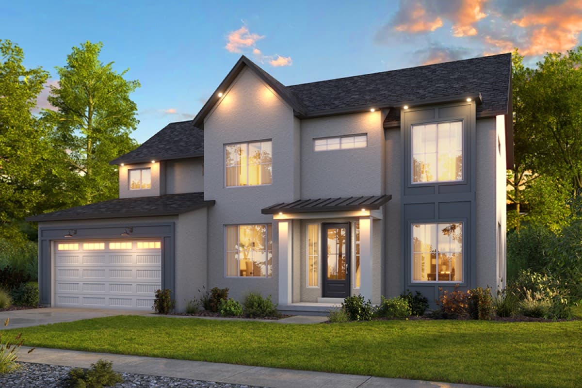 The Aspen — Contemporary Exterior