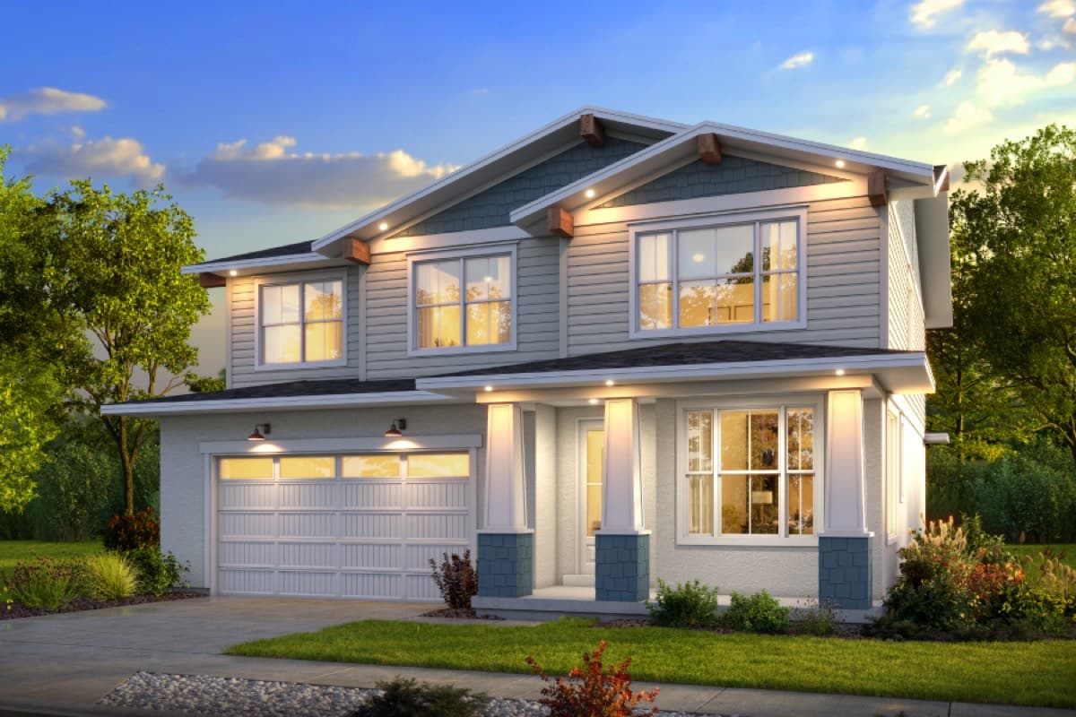 The Snowmass — Craftsman Exterior