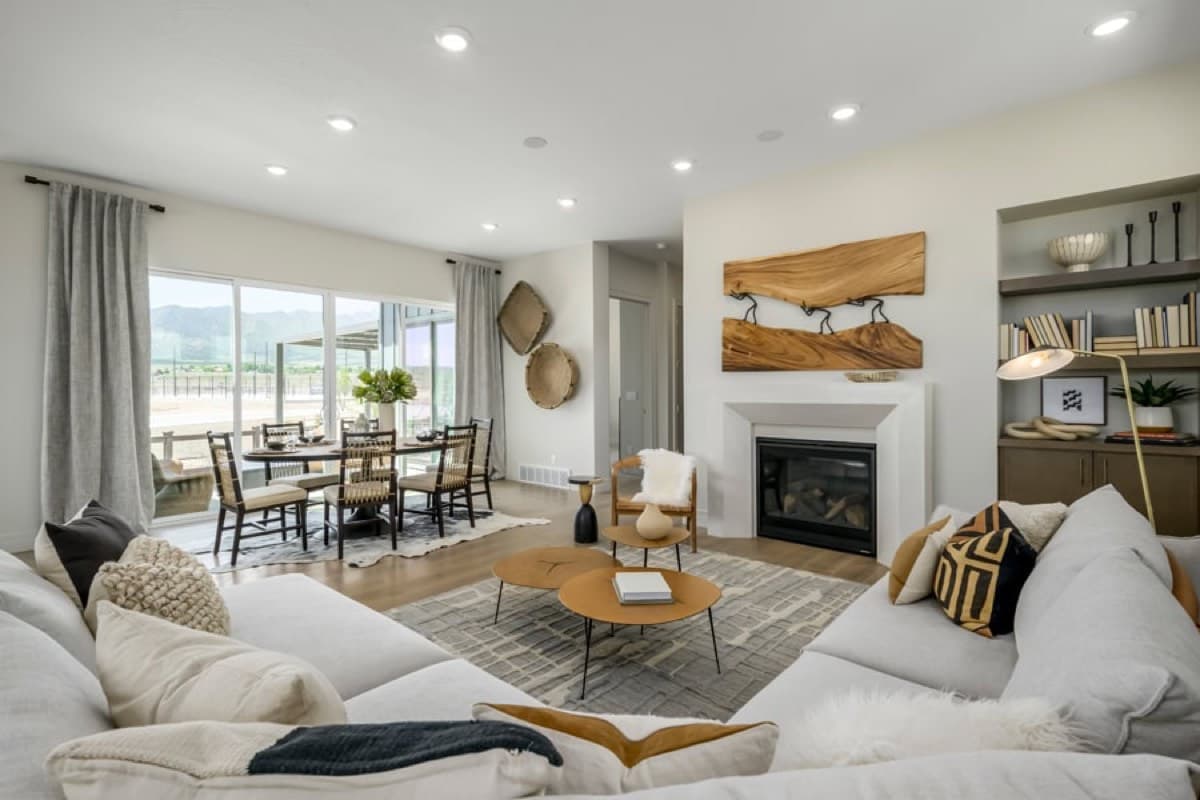 The St. Moritz — Model Home Living Room