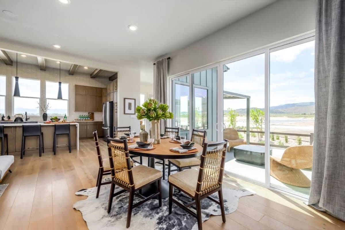 The St. Moritz — Model Home Dining