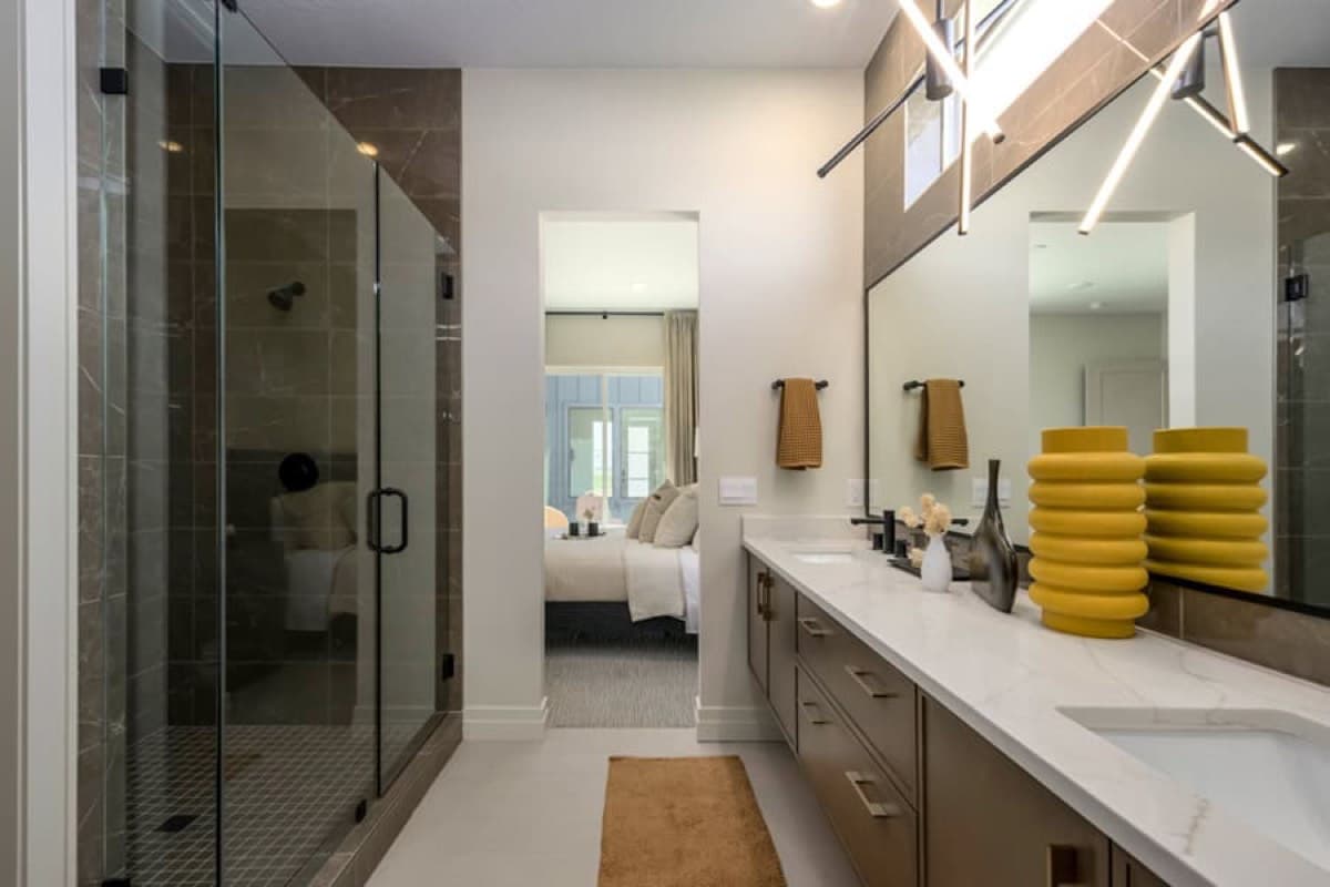 The St. Moritz — Model Home Bathroom