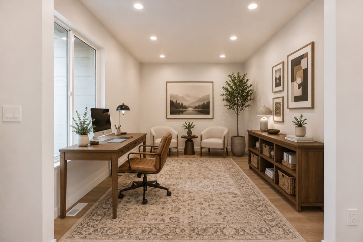 The Durango — Study/Flex Room - Virtually Staged