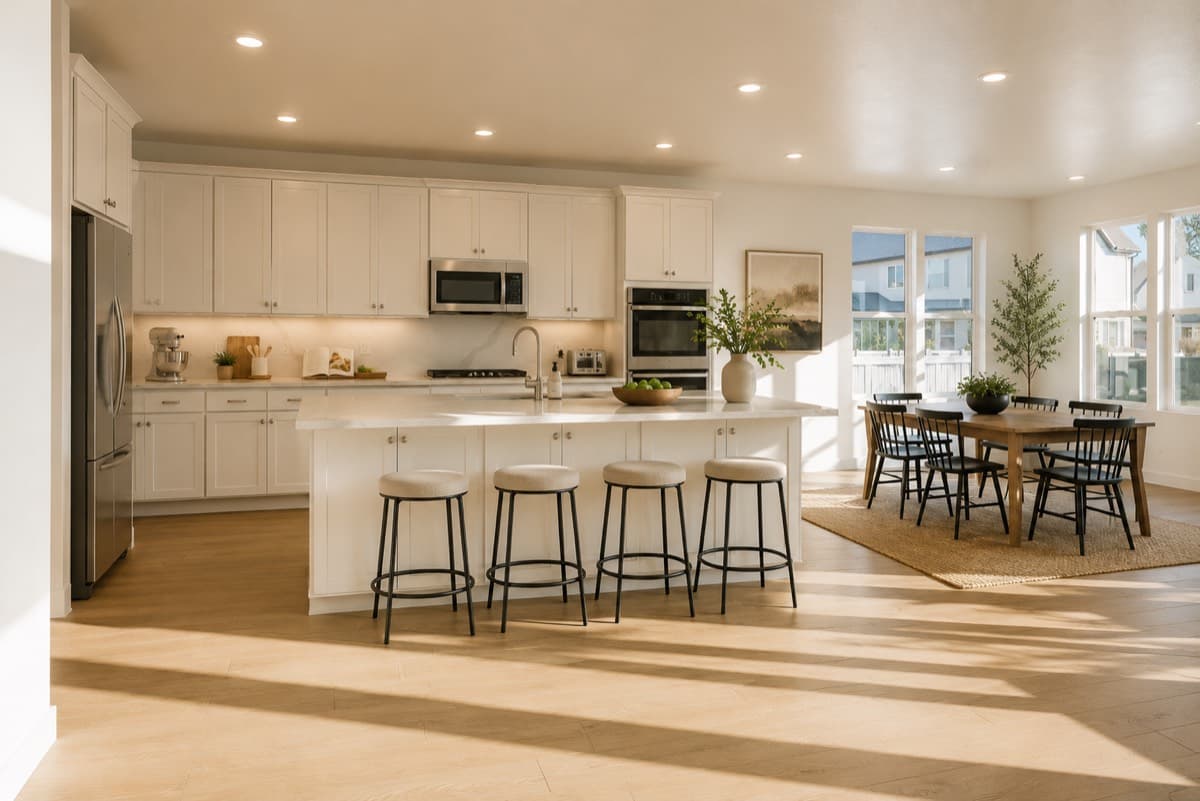The Durango — Kitchen/Dining - Virtually Staged
