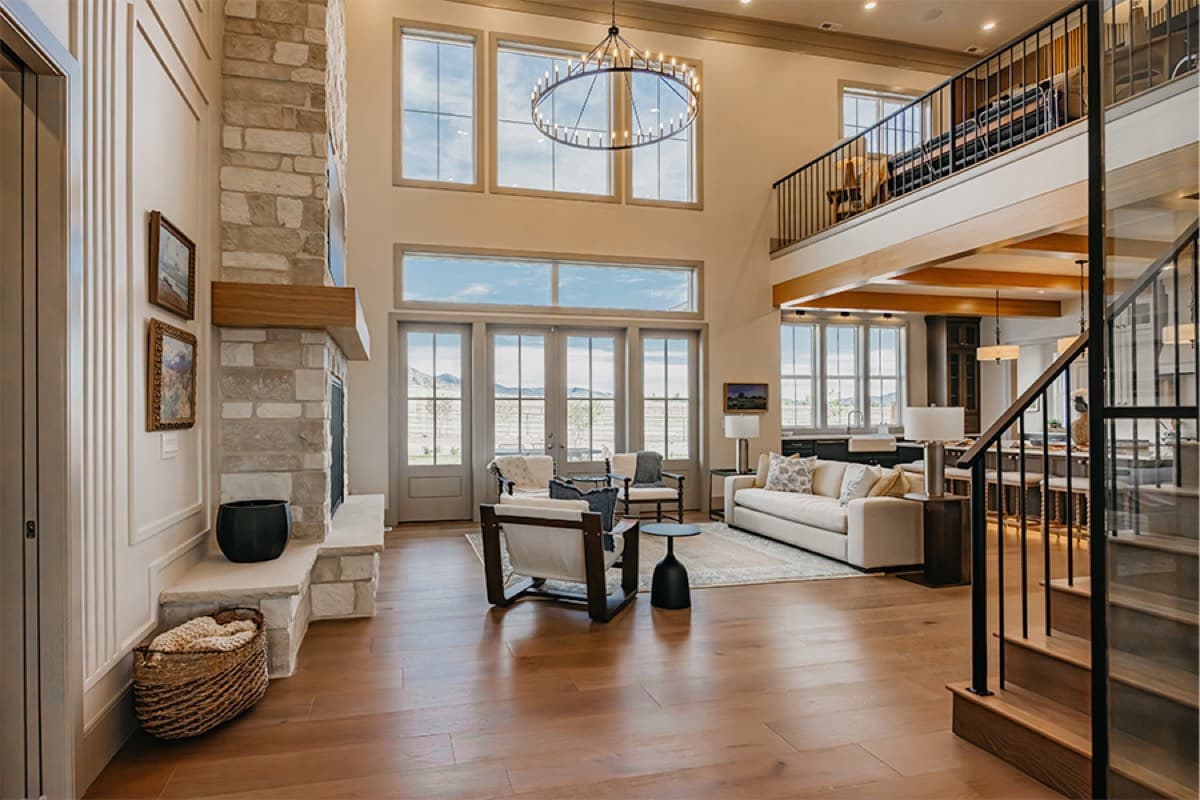 The Brin Valley Ranch — Two-Story Great Room