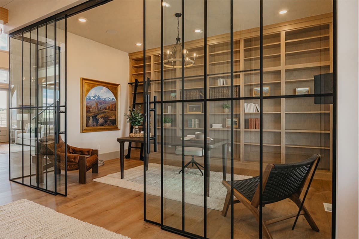 The Brin Valley Ranch — Glass Wall Office
