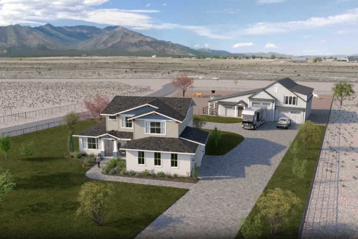 The Sun Valley Ranch — Craftsman Exterior