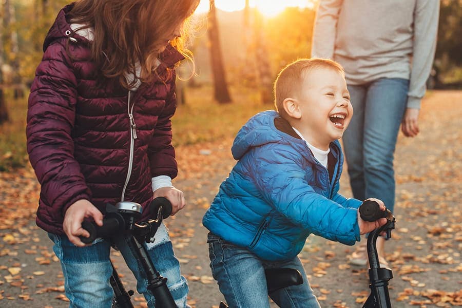 A family enjoying time together outdoors at Firefly